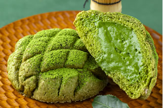 お濃茶メロンパン
