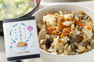 ふっくらしらすのまぜご飯