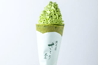 お濃茶クレープ クリーム中盛り
